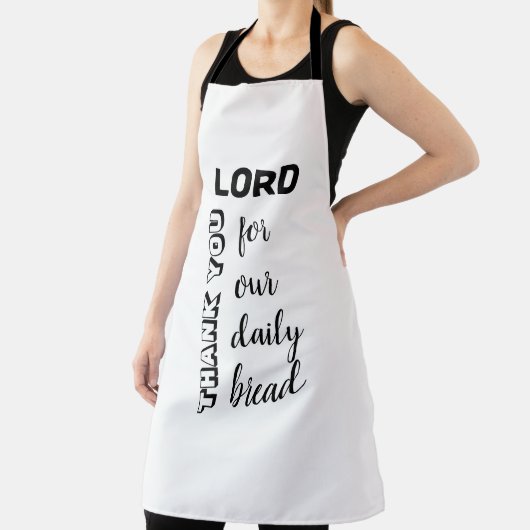 DANK U HEER | Ons dagelijks brood | CHRISTELIJK ZW Schort (Insitu)