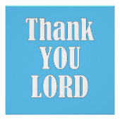 DANK U, HEER, PERFECT POSTER (Voorkant)