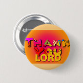 Dank U HEER Rond Ronde Button 5,7 Cm (Voorkant /achterkant)