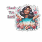 Dank U Heer! Sticker (Voorkant)