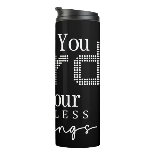 Dank U Heer voor Uw zegeningen Thermosbeker