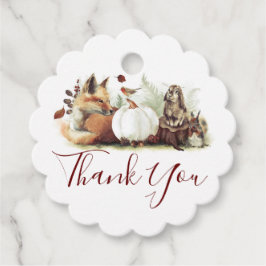 Dank u Herfst verjaardagsfeestje Bedankjes Labels