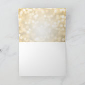 "Dank u" het 60ste Goud van de Verjaardag Bedankkaart (Binnen)