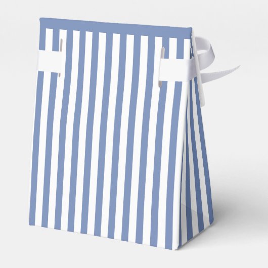 Dank u het Blauwe Grijze en Witte Patroon van Bedankdoosjes (Achterkant)