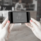 Dank u het Manuscript BedrijfsTussenvoegsel Kaart