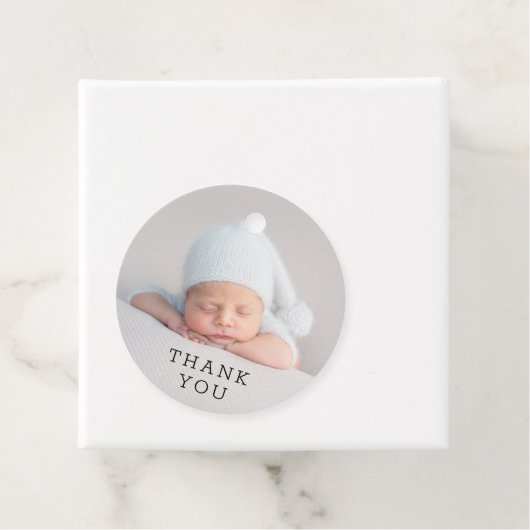 Dank u het Manuscript van het Baby shower van het  Bedankjes Labels (In situ)