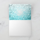 Dank u het Strand Ombre van het Bruidsmeisje Bedankkaart (Binnen)