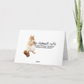 Dank u het Thema van de School Bedankkaart (Achterkant)