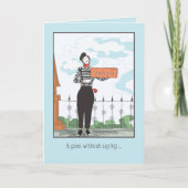 Dank u-het vanzelfsprekend is bedankkaart (Voorkant)