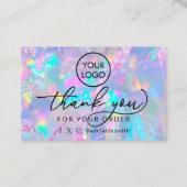 dank u het visitekaartje van de optische ontwerpte (Voorkant)