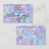 dank u het visitekaartje van de optische ontwerpte (Voorkant / Achterkant)