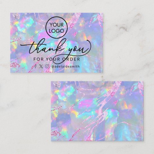 dank u het visitekaartje van de optische ontwerpte (Voorkant / Achterkant)