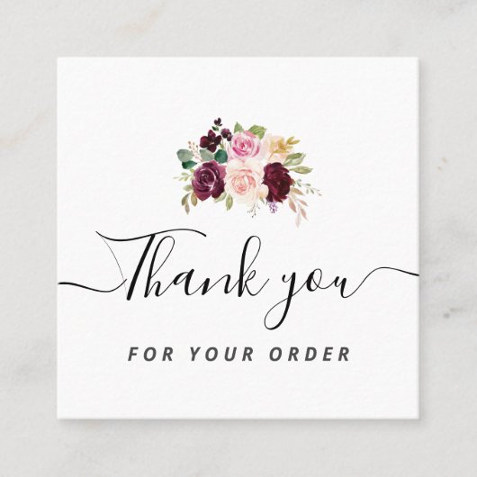 Dank u het visitekaartje van het manuscript (Voorkant)