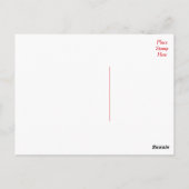 Dank u Hete Luchtballon Regenboog Briefkaart (Achterkant)