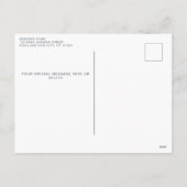 Dank u Highland Koe Green Baby shower Feestdagenkaart (Achterkant)