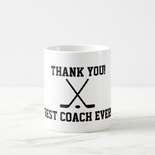 Dank u hockey coach koffie mok