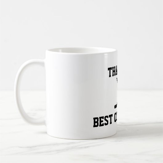 Dank u hockey coach koffie mok (Links)