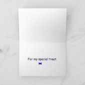 Dank u hond cartoon kaart (Binnen)