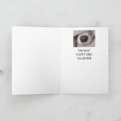 Dank u Hond Grappige Hond Neus Kaart (Binnen)