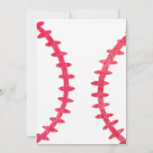 Dank U Honkbal Sporten Blauw Persoonlijk Bedankkaart (Achterkant)