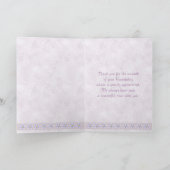 Dank u.Hospitality Kaart. Krokussen, vergeet-mij-n Bedankkaart (Binnen)