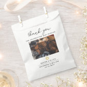 Dank u huisdier foto bruiloft bedankzakje (Geknipt)