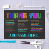 Dank u in 30 Talen Waardering Tissuepapier (Craft)