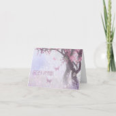 Dank u in de Hebreeuwse Bomen van het Fruit van Bedankkaart (Voorkant)