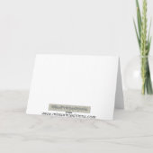 Dank u in het Italiaans Bedankkaart (Achterkant)