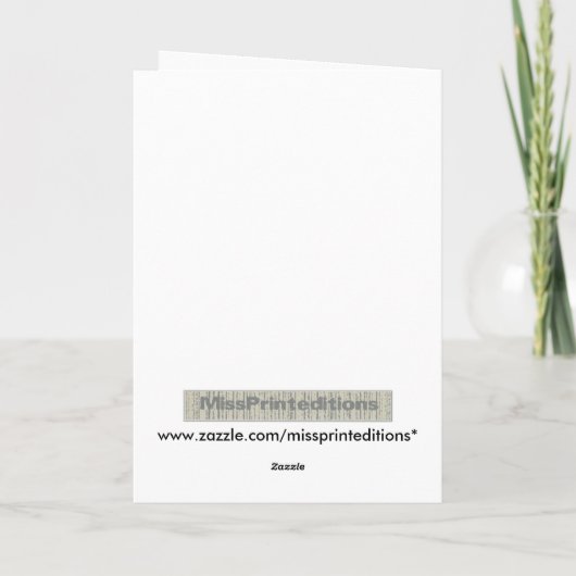 Dank u in Japanner Bedankkaart (Achterkant)