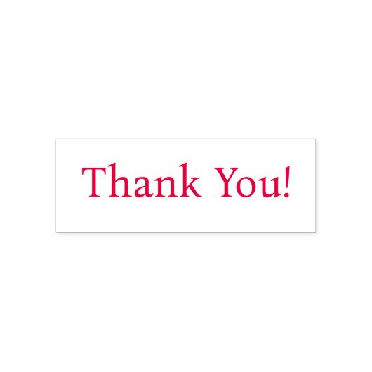 Dank u! in lichte tekst voor uw bericht zelfinktende stempel (Design)