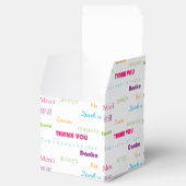 Dank u in vele talen bedankdoosjes (Geopend)