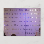 Dank u in vele talen, Luzern Briefkaart (Voorkant)