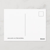 Dank u in vele talen roze blauw Paarse groen Briefkaart (Achterkant)