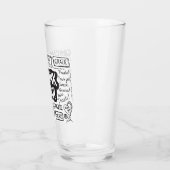 Dank u in verschillende talen glas (Links)