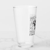 Dank u in verschillende talen glas (Rechts)