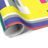 Dank u inpakpapier kleurrijke leuke regenboog (Rol Hoek)