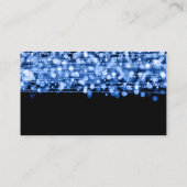 Dank u invoegen partij Sparkles blauw Informatiekaartje (Achterkant)