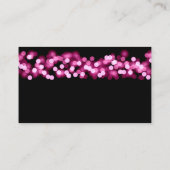 Dank u invoegen Pink Hollywood Glam Informatiekaartje (Achterkant)