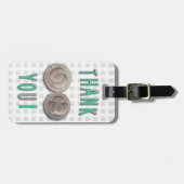 dank u ivf voor de bevruchting van embryo ' s bagagelabel (Voorkant horizontaal)