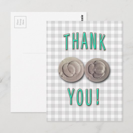 dank u ivf voor de bevruchting van embryo ' s briefkaart (Voorkant / Achterkant)