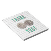 dank u ivf voor de bevruchting van embryo ' s notitieblok (Schuin)