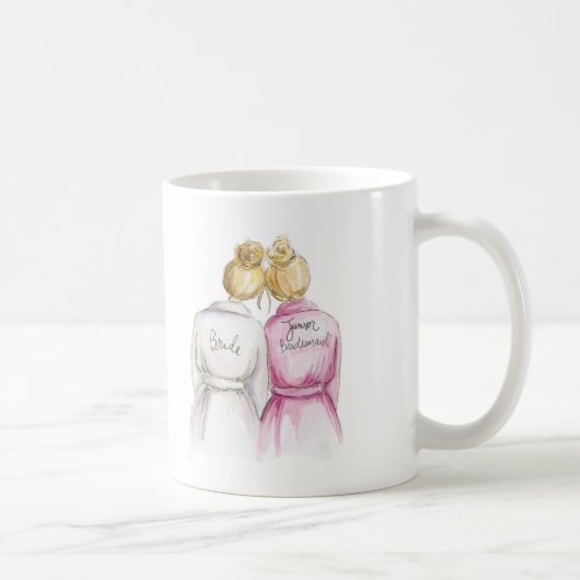 Dank u JBM Blonde Bun Bride Bl Bun Koffiemok (Rechts)