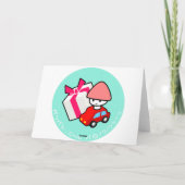 Dank u kaarden - Auto met kleine auto's Bedankkaart (Achterkant)