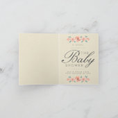 DANK U KAARDEN Baby shower van het Verhalenboek Bedankkaart (Binnen)