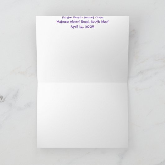 Dank u kaarden bedankkaart (Binnen)