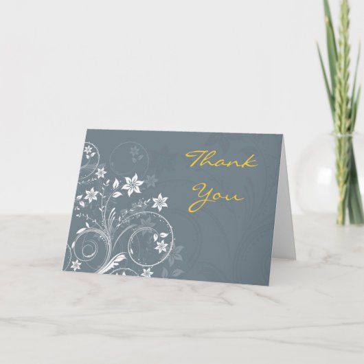 Dank u kaarden bedankkaart (Voorkant)