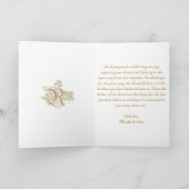 dank u kaarden bedankkaart (Binnen)