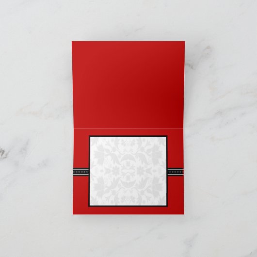 Dank u kaarden bedankkaart (Binnen)