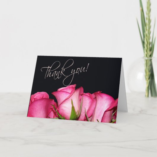 Dank u kaarden bedankkaart (Voorkant)